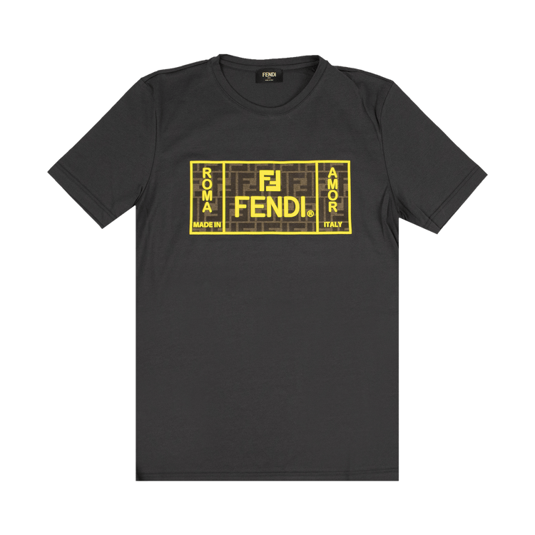 Fendi FF Short-Sleeve T-Shirt "Grey"