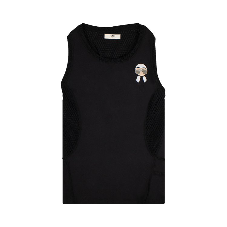 Fendi x Karl Lagerfeld Canotta Fitness Tank Top "Black"