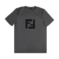Fendi FF Logo Short-Sleeve T-Shirt "Dark Grey"