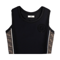 Fendi Fendirama Sports Crop Top "Black/Tobacco"