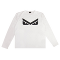 Fendi Bug Eyes Long-Sleeve T-Shirt "White/Black"