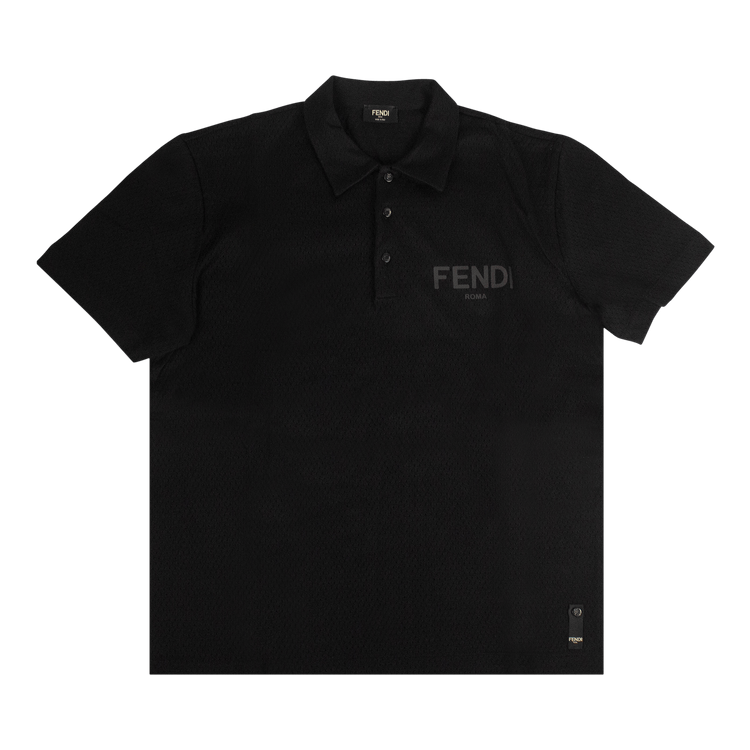 Fendi Net Logo Polo "Black"