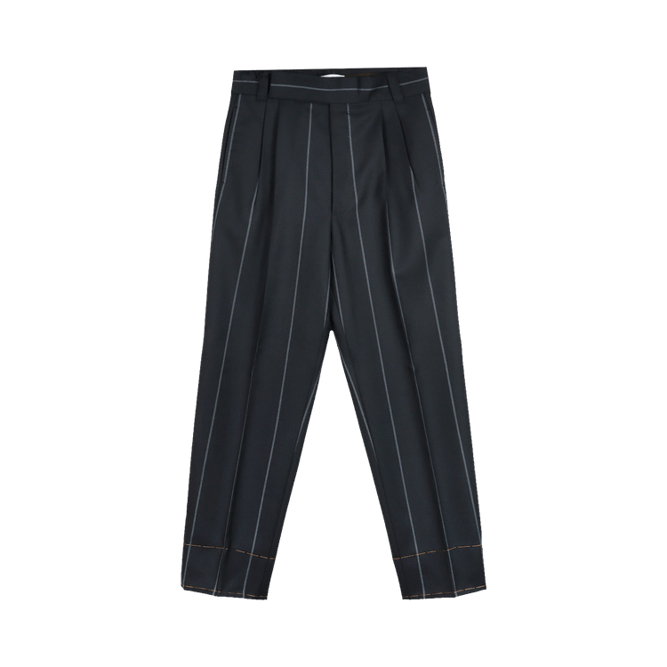Fear of God Exclusively For Ermenegildo Zegna Double Pleat Trousers "Black Anthracite Mablan"