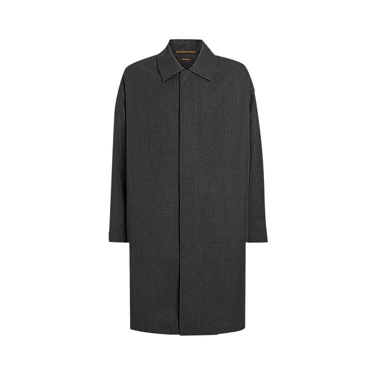 Fear of God Exclusively For Ermenegildo Zegna Wool Trench Coat "Anthracite"