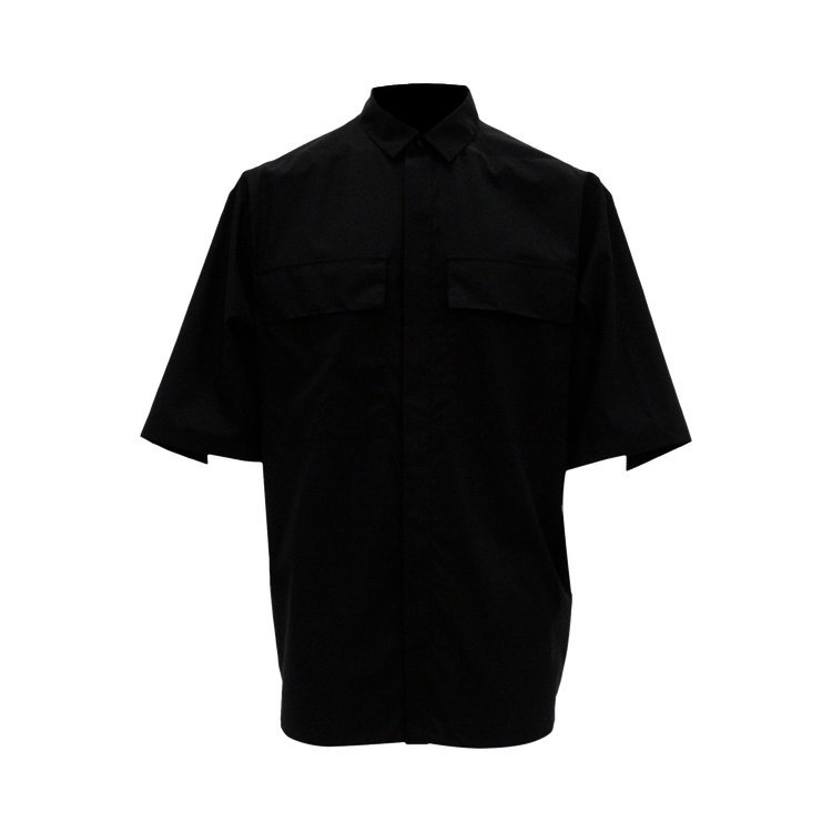 Fear of God Exclusively For Ermenegildo Zegna Oversized Short-Sleeve Shirt "Matte Black"