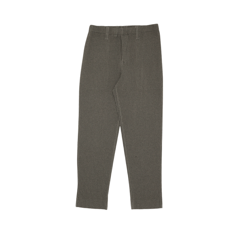 Homme Plissé Issey Miyake Slim Pleated Pants "Brown"