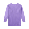 Homme Plissé Issey Miyake Basic Pleated Long-Sleeve T-Shirt "Lavender"