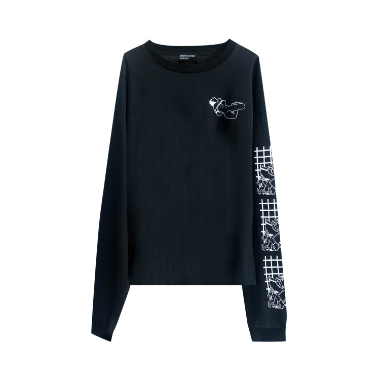 Enfants Riches Déprimés Wipers Long-Sleeve T-Shirt "Black"