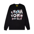 Chinatown Market Patchwork Long-Sleeve Tee "Black"