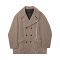 Raf Simons Redux Oversized Checked Caban "Black/Brown"