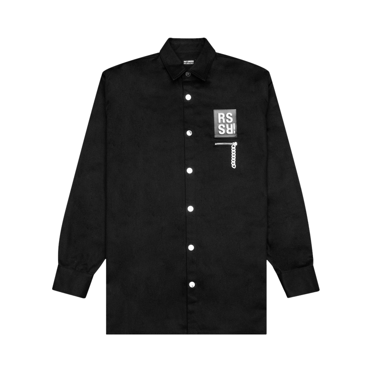 Raf Simons Redux Big Fit Zip Pocket Denim Shirt "Black"