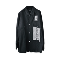 Raf Simons Redux Joy Division-Print Denim Jacket "Black"