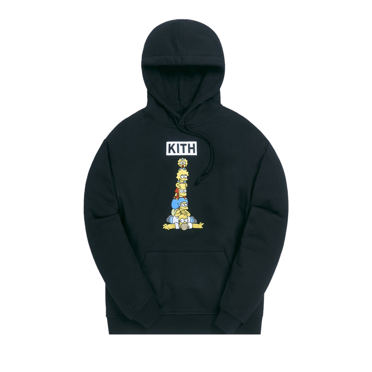 Kith For The Simpsons Family Stack Hoodie "Black"