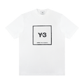 Y-3 Square Graphic Tee "White"