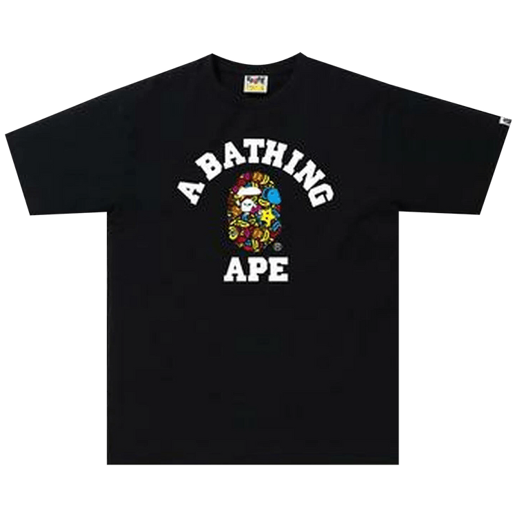 BAPE Milo Banana Pool College T-Shirt "Black"