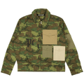Palm Angels Camouflage Patch Pocket Shirt Jacket "Military Green"