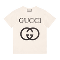 Gucci Oversize T-Shirt With Interlocking G "Off White"