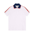 Gucci Polo With Stripe "White"
