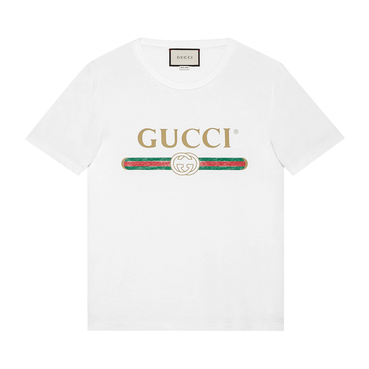 Gucci Washed Jersey Oversize T-Shirt "White"