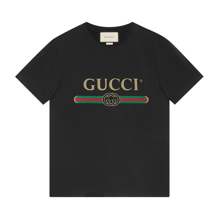 Gucci Washed Jersey Oversize T-Shirt "Black"