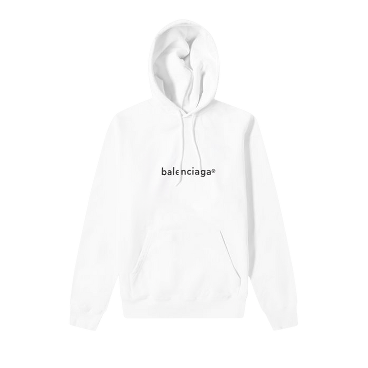 Balenciaga New Copyright Medium Fit Hoodie "White"