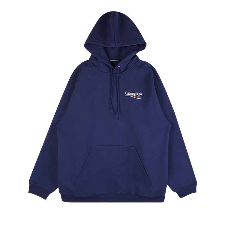 Balenciaga Political Campaign Hoodie "Navy"