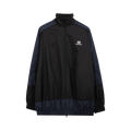 Balenciaga BB Print Nylon Full-Zip Jacket "Navy"