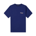 Balenciaga Logo Print T-Shirt "Pacific Blue/White"