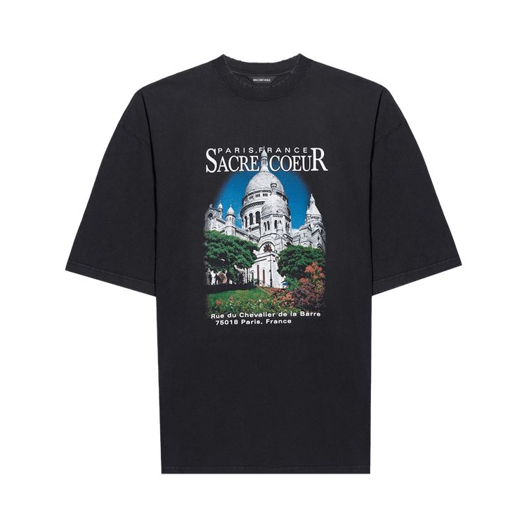 Balenciaga Sacré Cœur T-Shirt "Black"