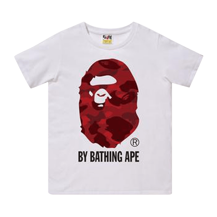 BAPE Color Camo By Bathing Ape Tee "White/Red"
