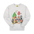 Chinatown Market Smiley Friends Crewneck "Grey"