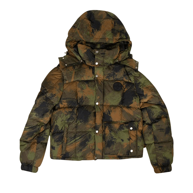 Off-White Camouflage Padded Jacket "Green"