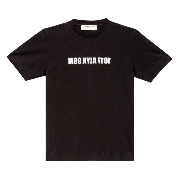 1017 ALYX 9SM Mirrored Logo Tee "Black"