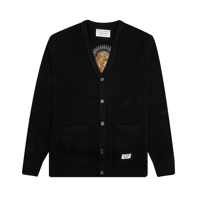 Wacko Maria Classic Cardigan Type 4 "Black"