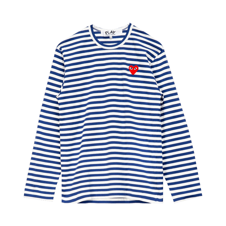 Comme des Garçons PLAY Striped T-Shirt "Navy/White"