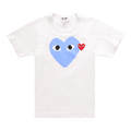 Comme des Garçons PLAY Heart Tee "Blue"
