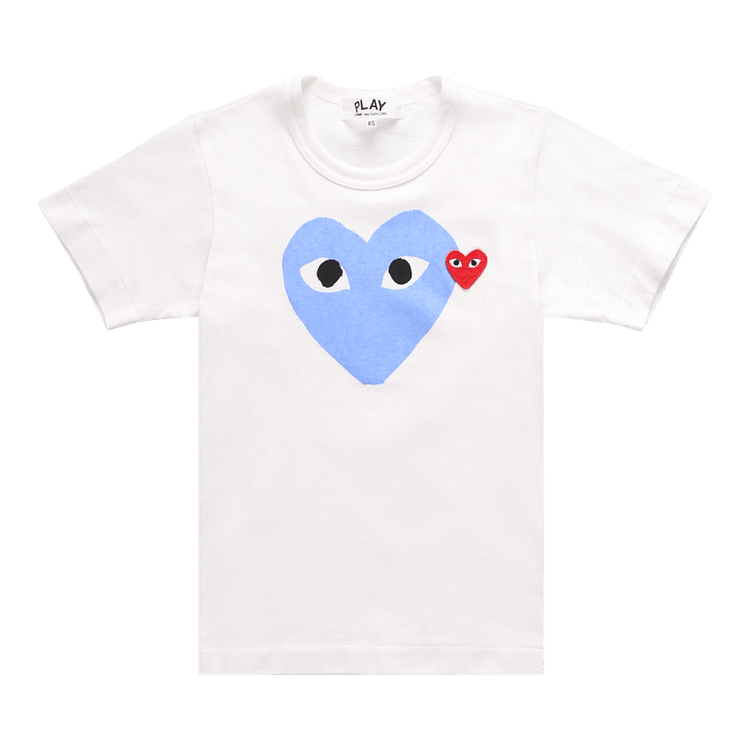 Comme des Garçons PLAY Heart Tee "Blue"