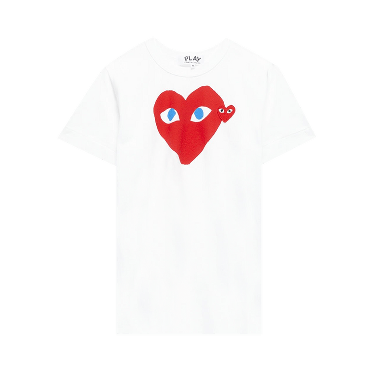 Comme des Garçons PLAY Eyes Heart Tee "White"
