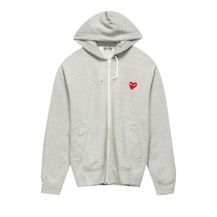 Comme des Garçons PLAY Heart Logo Hoodie "Grey"