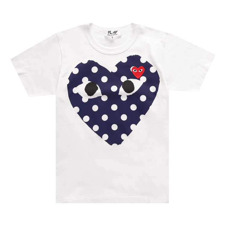 Comme des Garçons PLAY Polka Dot Tee "White"