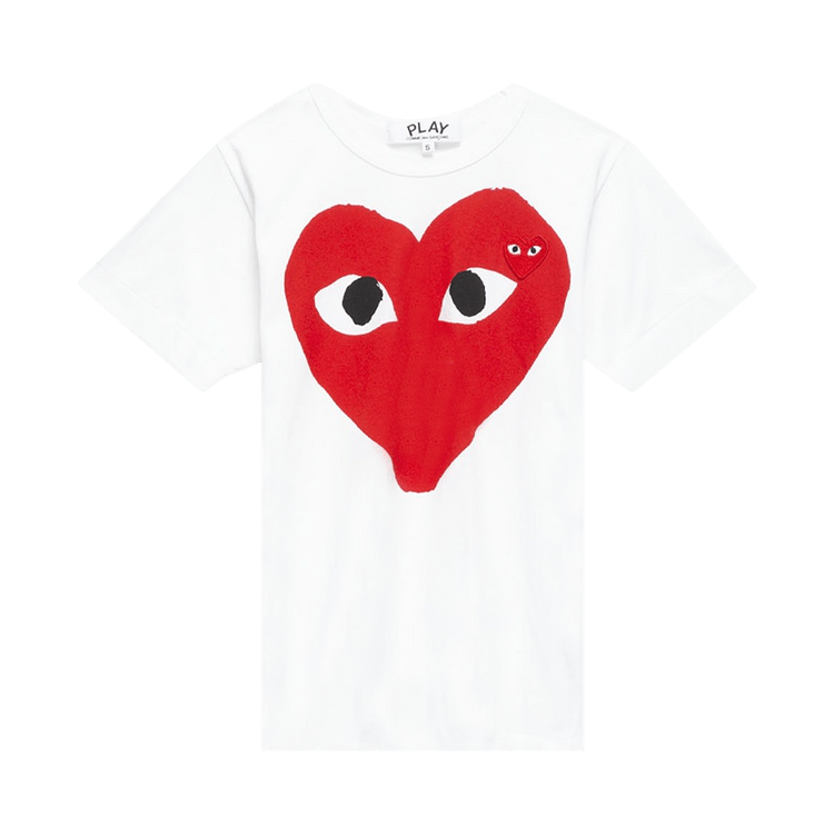 Comme des Garçons PLAY Big Heart Tee "White"