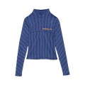 Eckhaus Latta Lapped Baby Turtleneck "Static"