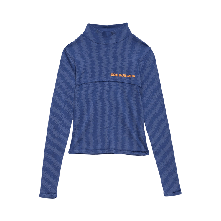 Eckhaus Latta Lapped Baby Turtleneck "Static"