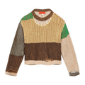 Eckhaus Latta Wiggly Road Sweater "Meadow Multicolor"