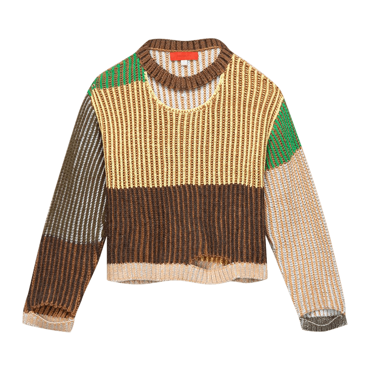 Eckhaus Latta Wiggly Road Sweater "Meadow Multicolor"