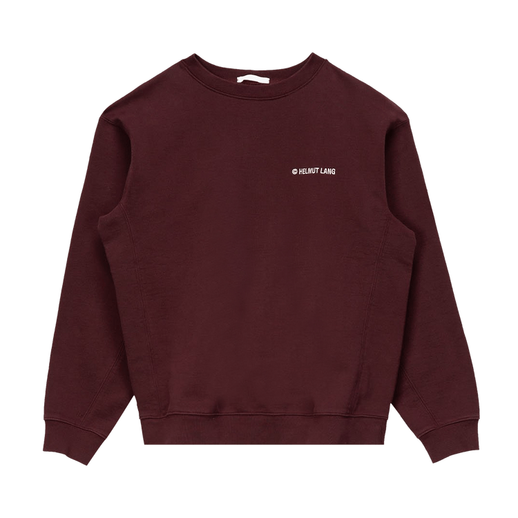 Helmut Lang Copyright Sweatshirt "Crimson Night"