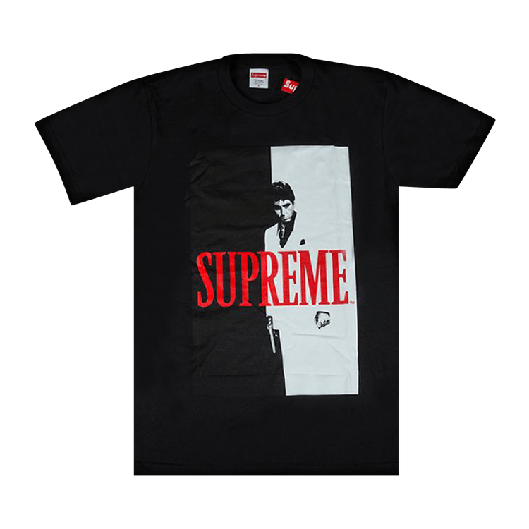 Supreme Scarface Split T-Shirt "Black"