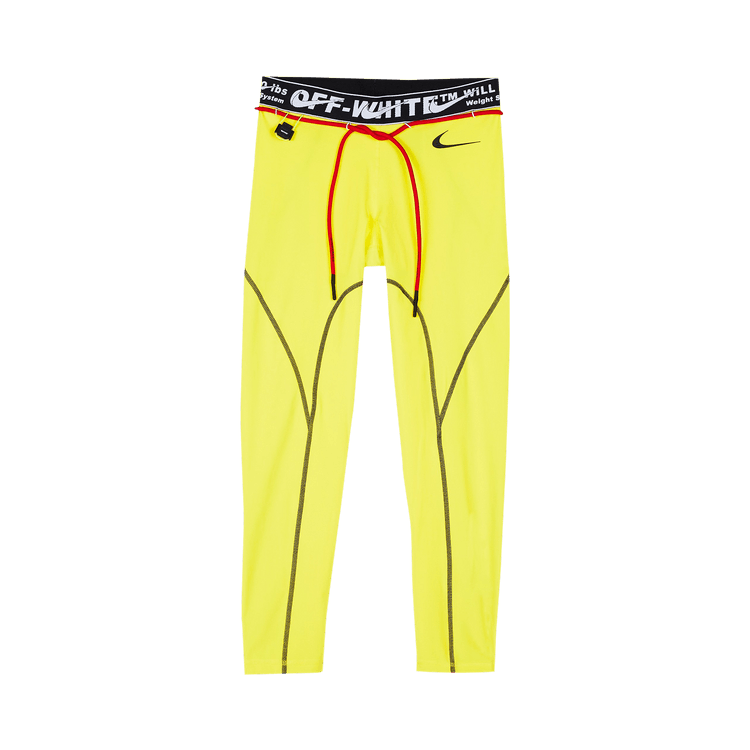 Nike Women's x Off-White Pro Tights 'Opti Yellow'