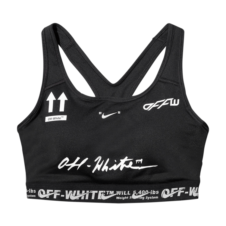 Nike Women's x Off-White NRG As Bra 'Black'