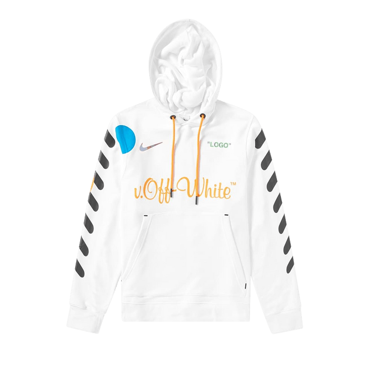Nikelab x Off-White Mercurial NRG X Hoodie "White/Total Orange"